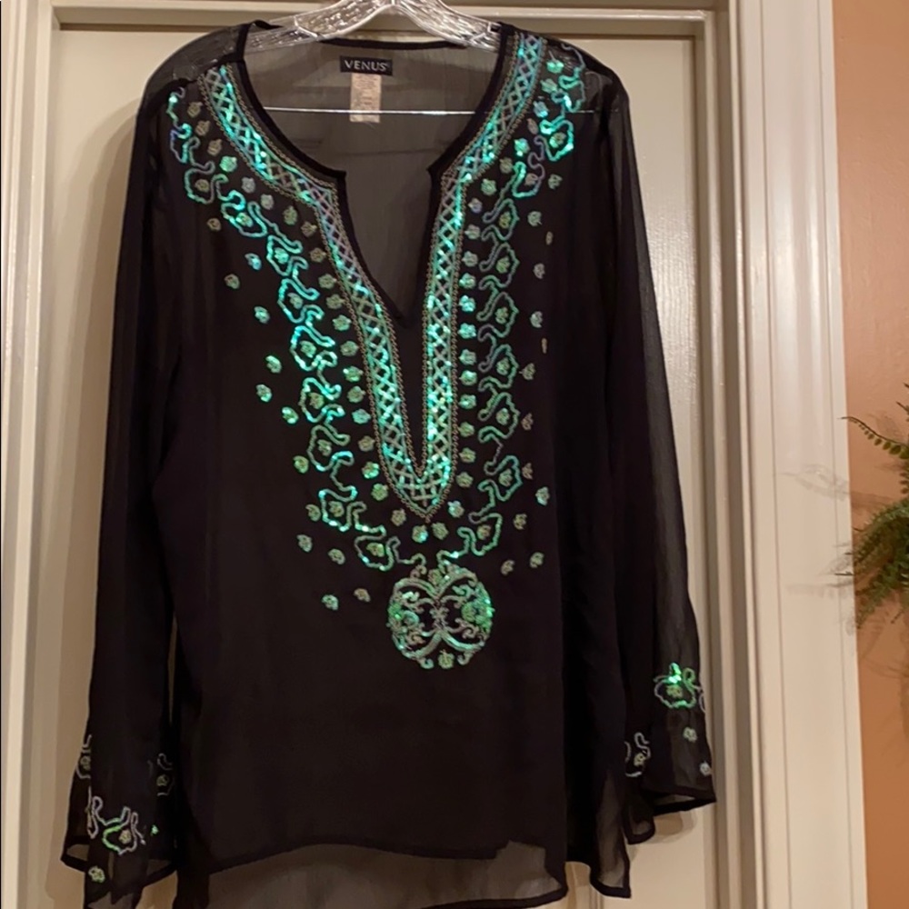 Venus swimsuit cover up, 28” long and 23” pit to pit